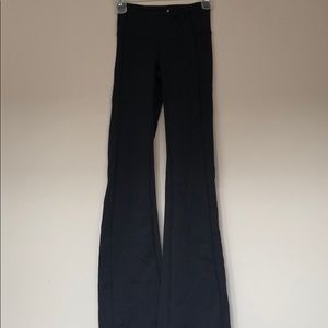 ATHLETA Black yoga pants with Wide leg bottom